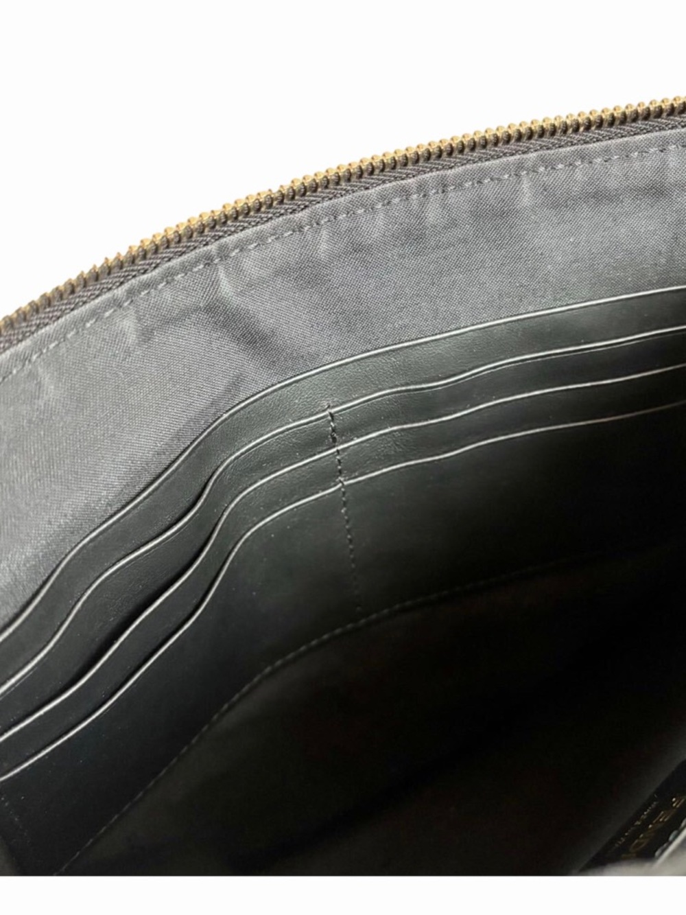 Fendi Leather Logo Pouch / Clutch - Picture 6 of 15